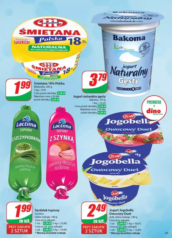 Dino - gazetka promocyjna Gazetka od środy 04.06 do wtorku 10.06 - strona 37