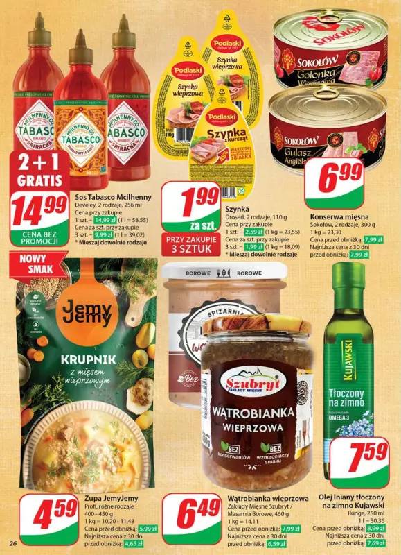 Dino - gazetka promocyjna Gazetka od środy 04.06 do wtorku 10.06 - strona 26