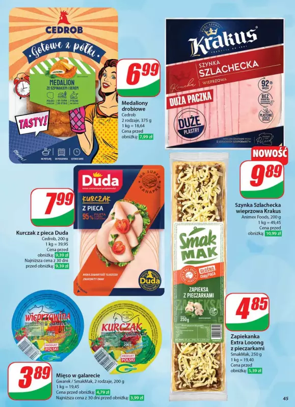 Dino - gazetka promocyjna Gazetka od środy 04.06 do wtorku 10.06 - strona 45