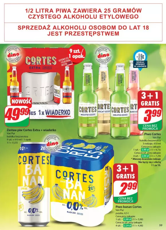 Dino - gazetka promocyjna Gazetka od środy 04.06 do wtorku 10.06 - strona 53