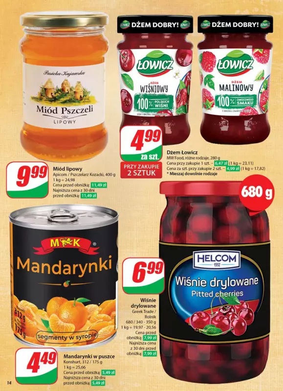 Dino - gazetka promocyjna Gazetka od środy 04.06 do wtorku 10.06 - strona 14