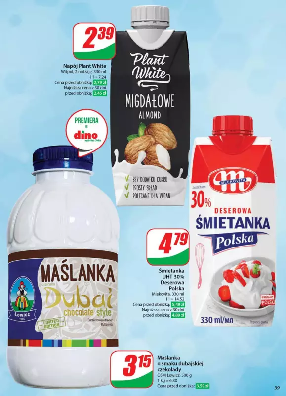 Dino - gazetka promocyjna Gazetka od środy 04.06 do wtorku 10.06 - strona 39