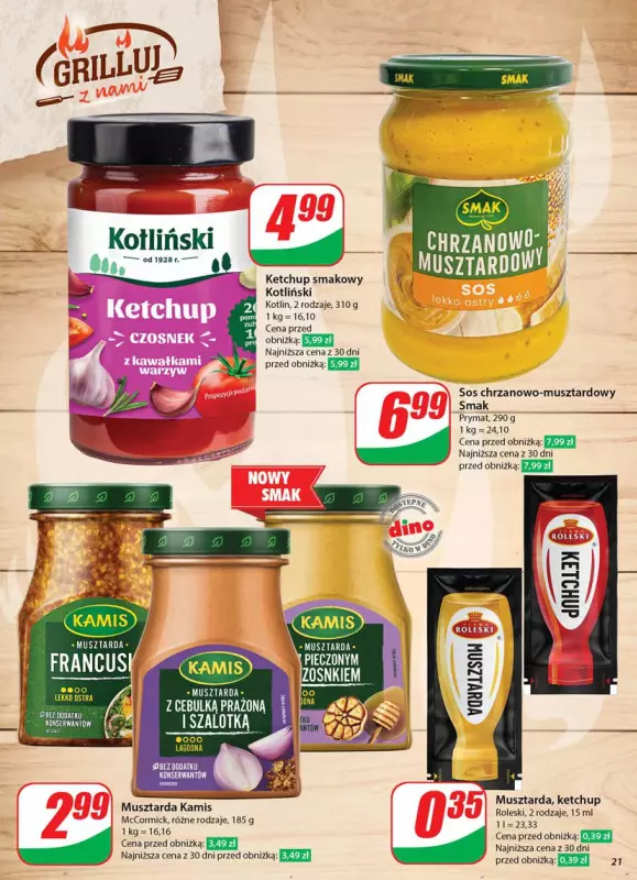 Dino - gazetka promocyjna Gazetka od środy 04.06 do wtorku 10.06 - strona 21