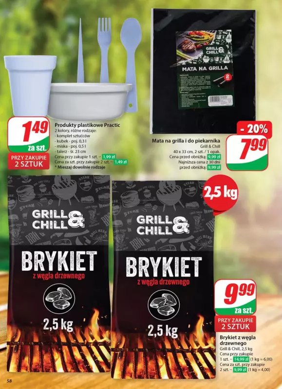 Dino - gazetka promocyjna Gazetka od środy 04.06 do wtorku 10.06 - strona 58