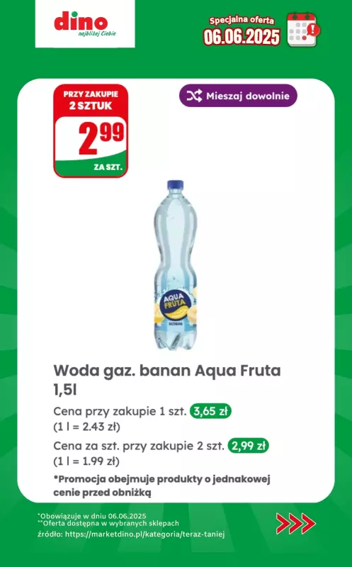 Dino - gazetka promocyjna Specjalna oferta na 06.06.2025 - promocje spoza gazetki   - strona 3