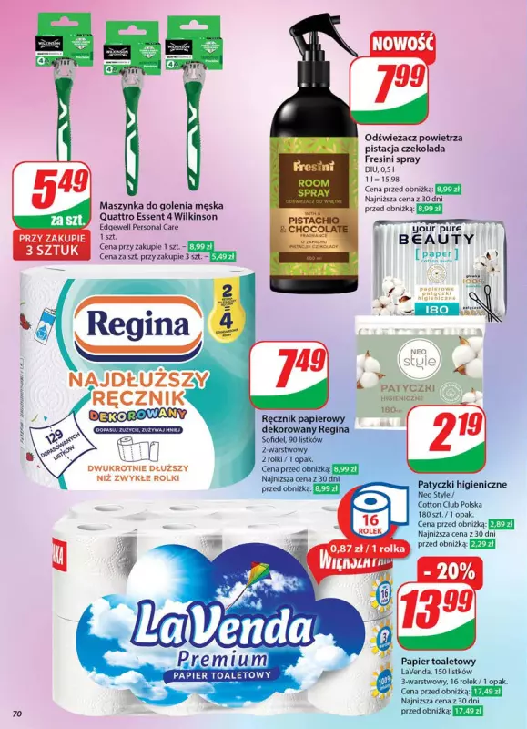 Dino - gazetka promocyjna Gazetka od środy 11.06 do wtorku 17.06 - strona 70