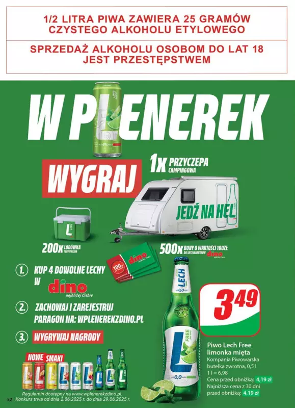 Dino - gazetka promocyjna Gazetka od środy 11.06 do wtorku 17.06 - strona 52