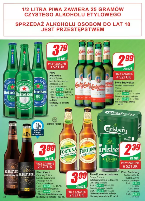 Dino - gazetka promocyjna Gazetka od środy 11.06 do wtorku 17.06 - strona 54