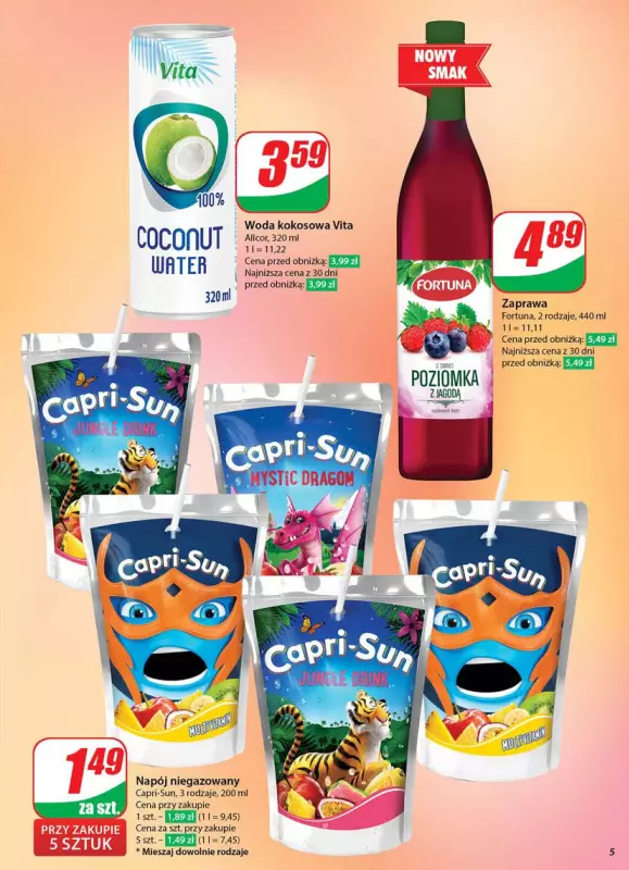 Dino - gazetka promocyjna Gazetka od środy 11.06 do wtorku 17.06 - strona 5