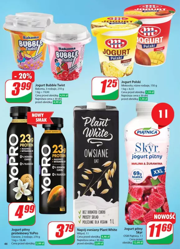 Dino - gazetka promocyjna Gazetka od środy 11.06 do wtorku 17.06 - strona 46