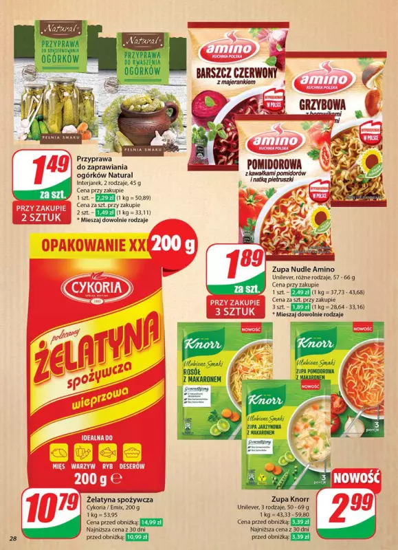 Dino - gazetka promocyjna Gazetka od środy 11.06 do wtorku 17.06 - strona 28