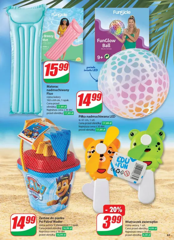 Dino - gazetka promocyjna Gazetka od środy 11.06 do wtorku 17.06 - strona 63