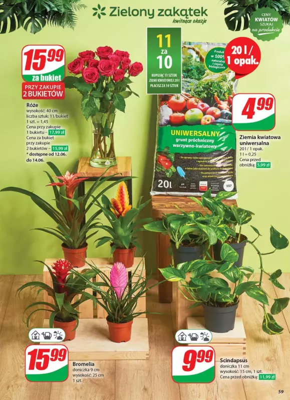 Dino - gazetka promocyjna Gazetka od środy 11.06 do wtorku 17.06 - strona 59