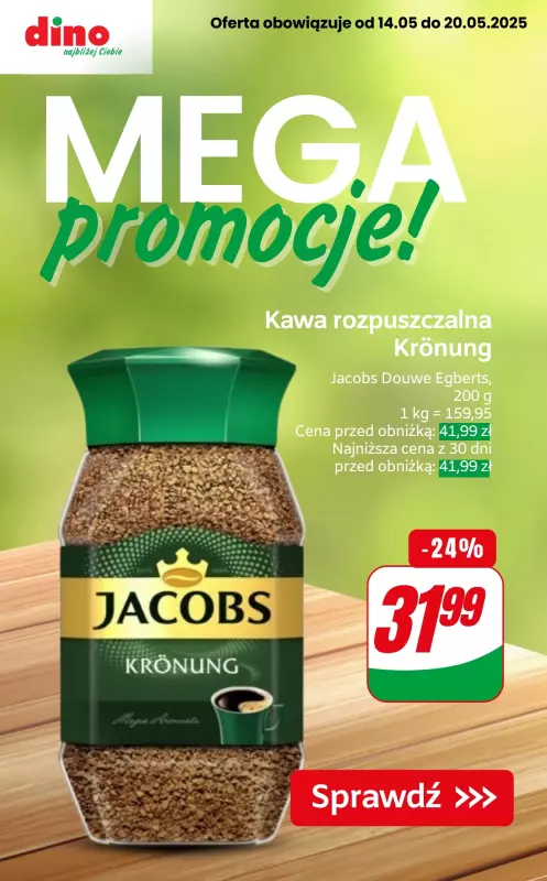 Dino - gazetka promocyjna MEGA promocje! od środy 11.06 do wtorku 17.06