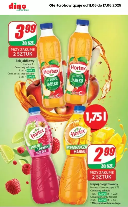 Dino - gazetka promocyjna MEGA promocje! od środy 11.06 do wtorku 17.06 - strona 5