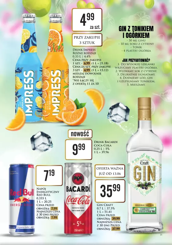 Dino - gazetka promocyjna Katalog alkoholowy od poniedziałku 16.06 do niedzieli 22.06 - strona 21