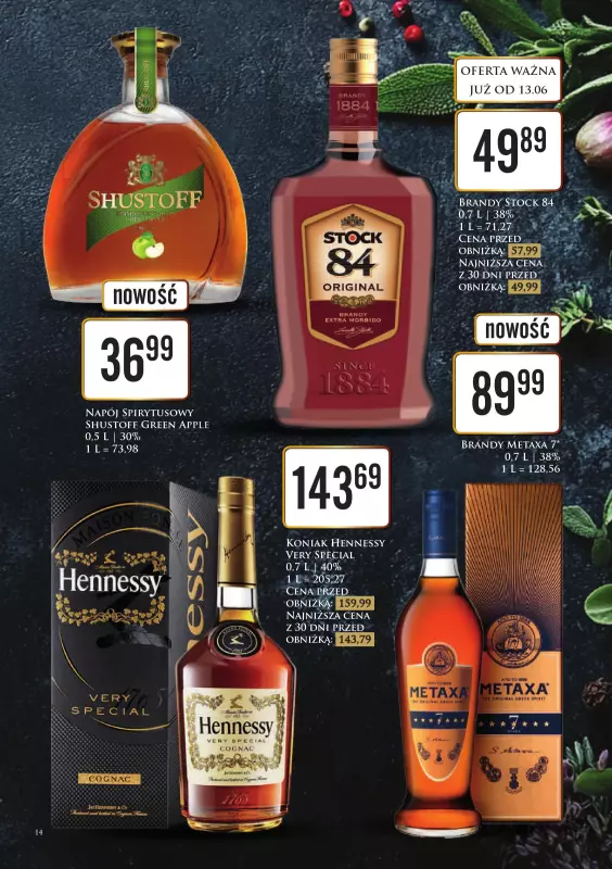 Dino - gazetka promocyjna Katalog alkoholowy od poniedziałku 16.06 do niedzieli 22.06 - strona 14