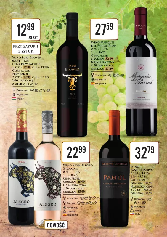 Dino - gazetka promocyjna Katalog alkoholowy od poniedzia艂ku 16.06 do niedzieli 22.06 - strona 27 Dino - gazetka promocyjna Katalog alkoholowy od poniedzia艂ku 16.06 do niedzieli 22.06 - strona 27