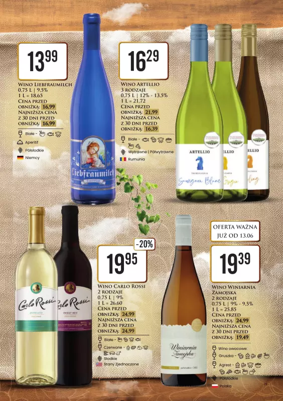 Dino - gazetka promocyjna Katalog alkoholowy od poniedziałku 16.06 do niedzieli 22.06 - strona 29