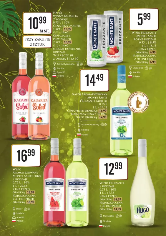 Dino - gazetka promocyjna Katalog alkoholowy od poniedziałku 16.06 do niedzieli 22.06 - strona 30 Dino - gazetka promocyjna Katalog alkoholowy od poniedziałku 16.06 do niedzieli 22.06 - strona 30