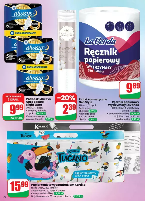 Dino - gazetka promocyjna Gazetka od środy 18.06 do wtorku 24.06 - strona 72