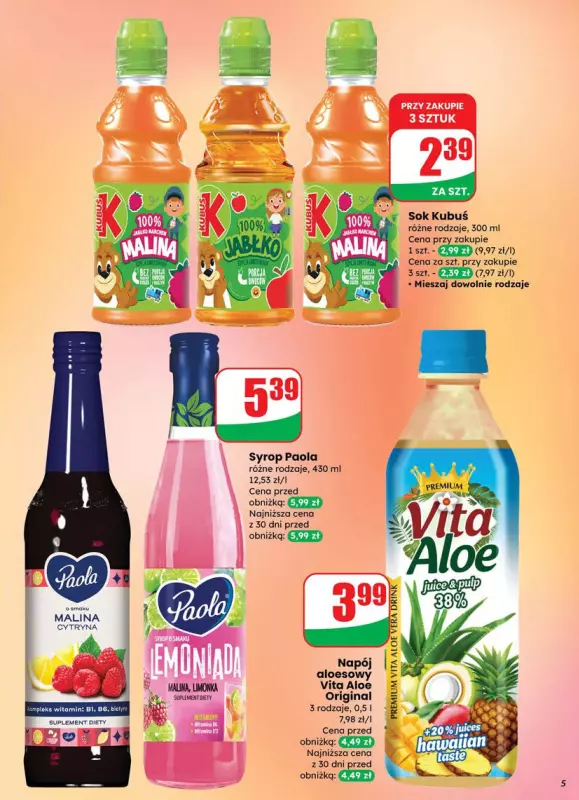 Dino - gazetka promocyjna Gazetka od środy 18.06 do wtorku 24.06 - strona 5