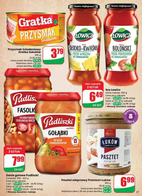 Dino - gazetka promocyjna Gazetka od środy 18.06 do wtorku 24.06 - strona 27