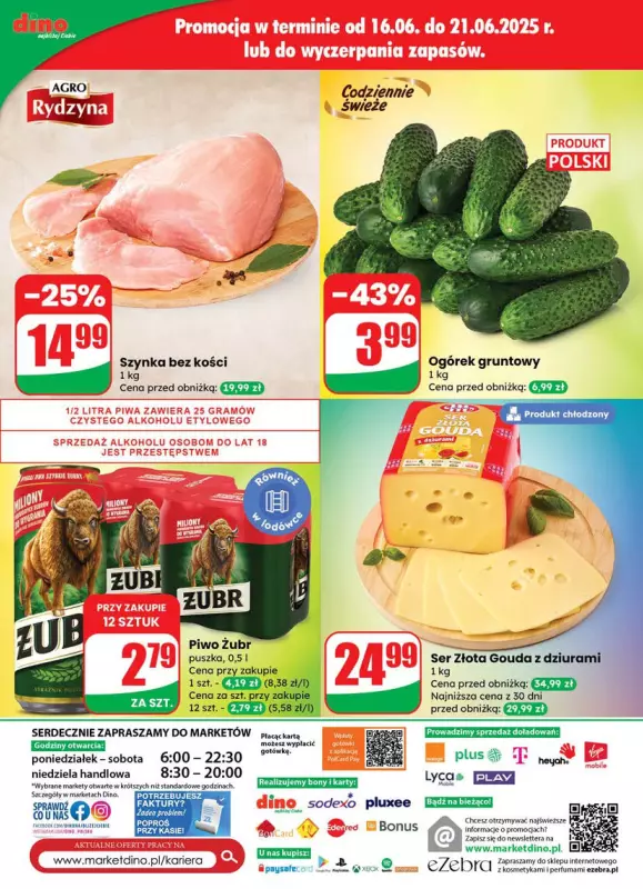 Dino - gazetka promocyjna Gazetka od środy 18.06 do wtorku 24.06 - strona 76