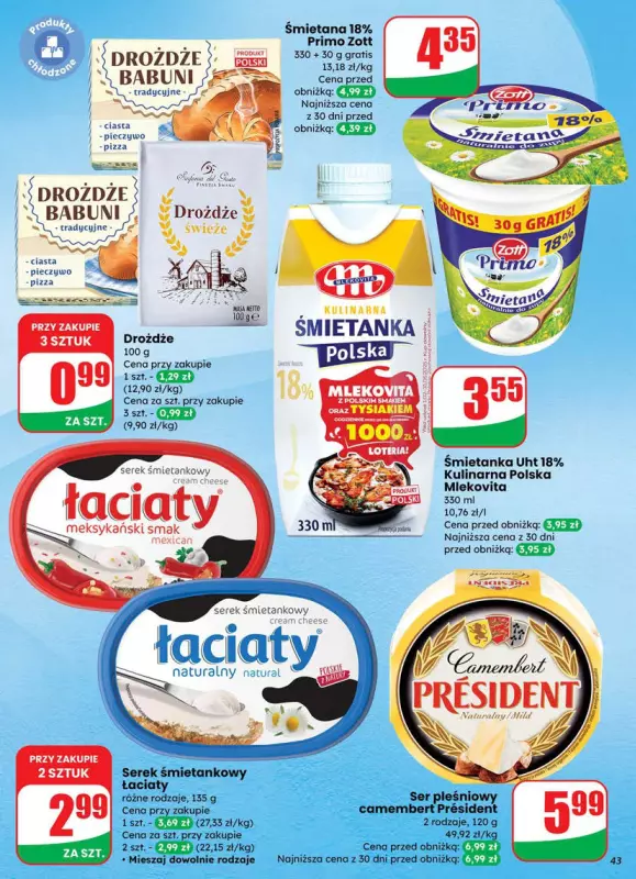 Dino - gazetka promocyjna Gazetka od środy 18.06 do wtorku 24.06 - strona 43