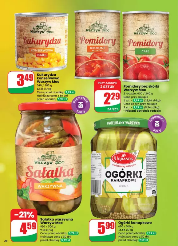 Dino - gazetka promocyjna Gazetka od środy 18.06 do wtorku 24.06 - strona 28