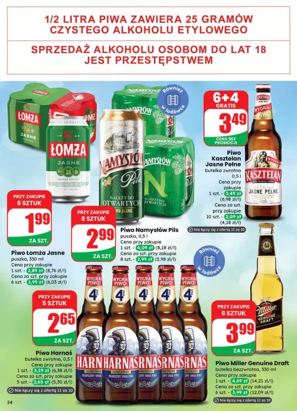 Dino - gazetka promocyjna Gazetka od środy 18.06 do wtorku 24.06 - strona 54