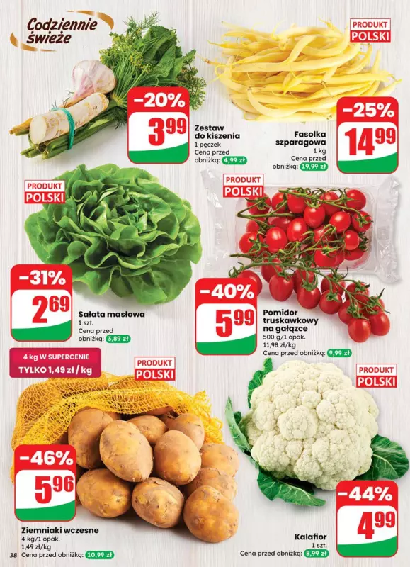 Dino - gazetka promocyjna Gazetka od środy 18.06 do wtorku 24.06 - strona 38