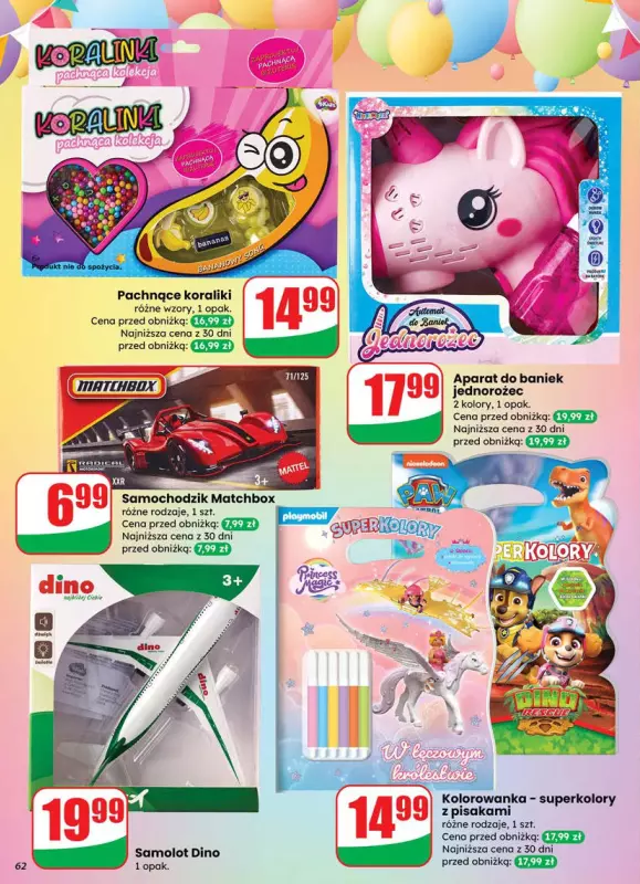 Dino - gazetka promocyjna Gazetka od środy 18.06 do wtorku 24.06 - strona 62