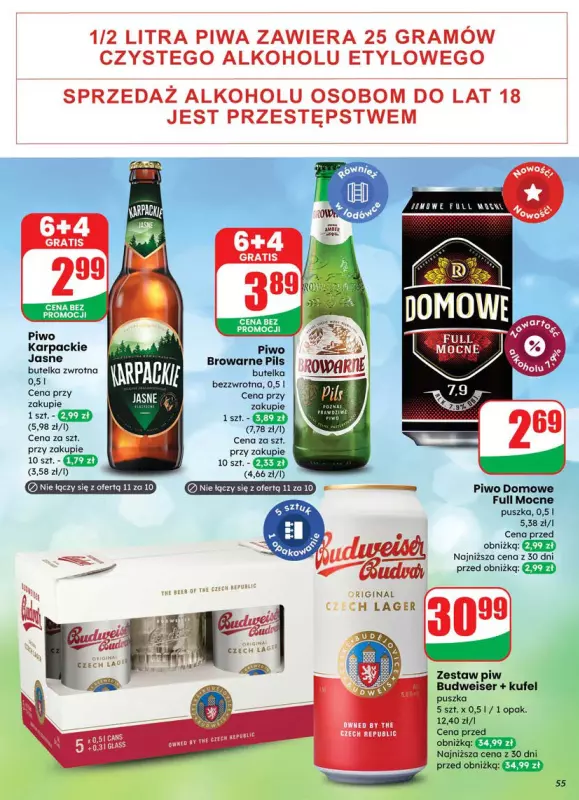 Dino - gazetka promocyjna Gazetka od środy 18.06 do wtorku 24.06 - strona 55