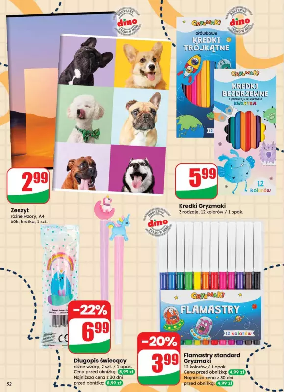 Dino - gazetka promocyjna Gazetka od środy 25.06 do wtorku 01.07 - strona 52