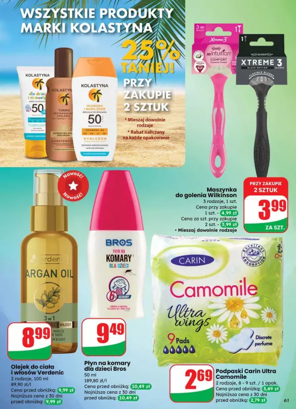 Dino - gazetka promocyjna Gazetka od środy 25.06 do wtorku 01.07 - strona 61