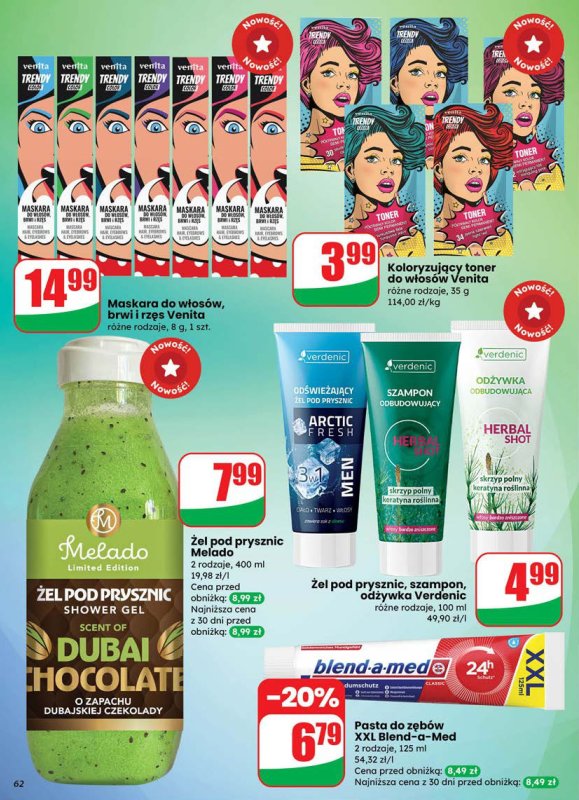 Dino - gazetka promocyjna Gazetka od środy 25.06 do wtorku 01.07 - strona 62