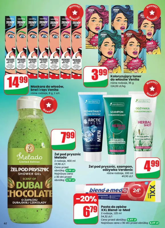Dino - gazetka promocyjna Gazetka od środy 25.06 do wtorku 01.07 - strona 62
