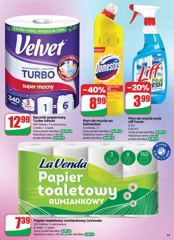 Dino - gazetka promocyjna Gazetka od środy 25.06 do wtorku 01.07 - strona 63
