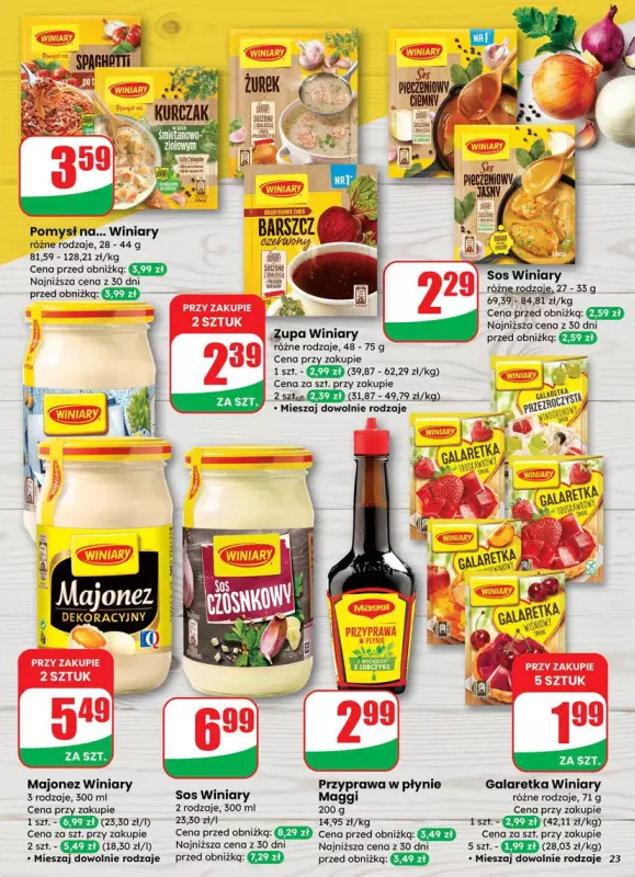 Dino - gazetka promocyjna Gazetka od środy 25.06 do wtorku 01.07 - strona 23
