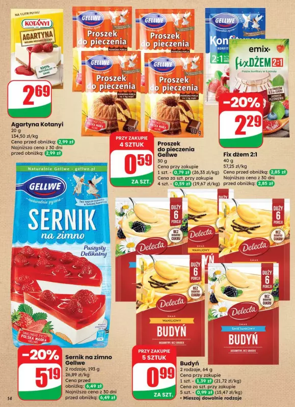Dino - gazetka promocyjna Gazetka od środy 25.06 do wtorku 01.07 - strona 14