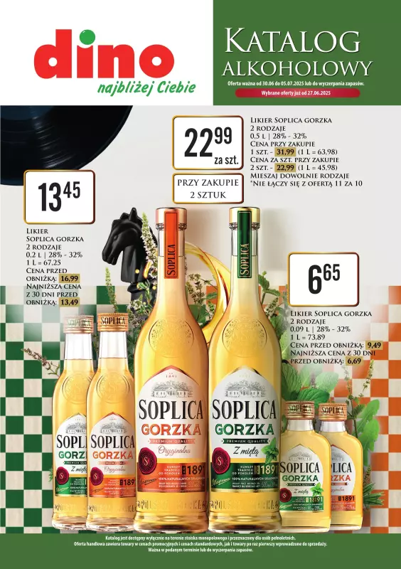 Dino - gazetka promocyjna Katalog alkoholowy  do soboty 05.07