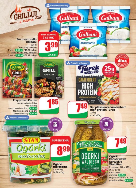 Dino - gazetka promocyjna Gazetka od środy 02.07 do wtorku 08.07 - strona 21