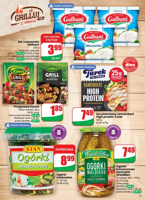 Dino - gazetka promocyjna Gazetka od środy 02.07 do wtorku 08.07 - strona 21