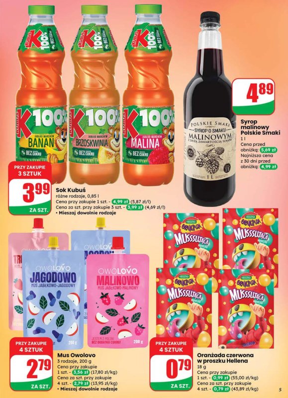 Dino - gazetka promocyjna Gazetka od środy 02.07 do wtorku 08.07 - strona 5