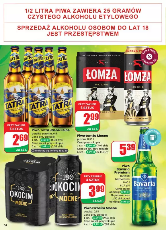 Dino - gazetka promocyjna Gazetka od środy 02.07 do wtorku 08.07 - strona 54