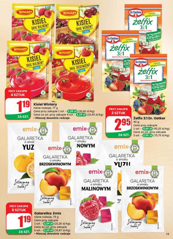 Dino - gazetka promocyjna Gazetka od środy 02.07 do wtorku 08.07 - strona 15