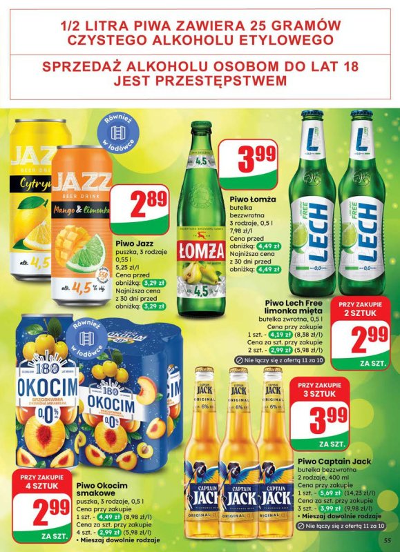 Dino - gazetka promocyjna Gazetka od środy 02.07 do wtorku 08.07 - strona 55