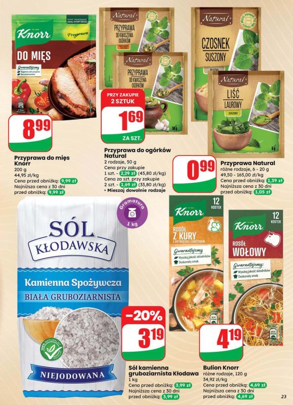 Dino - gazetka promocyjna Gazetka od środy 02.07 do wtorku 08.07 - strona 23