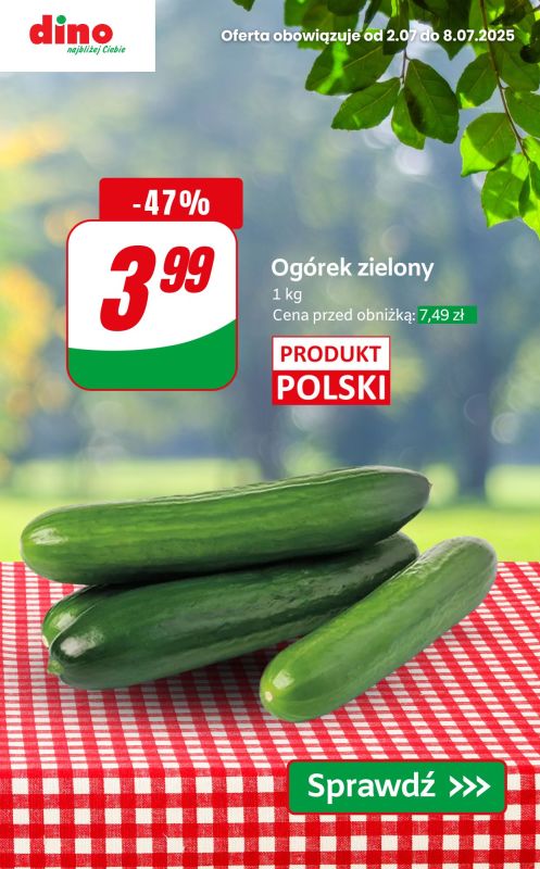 Dino - gazetka promocyjna Najlepsze PROMOCJE! od środy 02.07 do wtorku 08.07 - strona 3